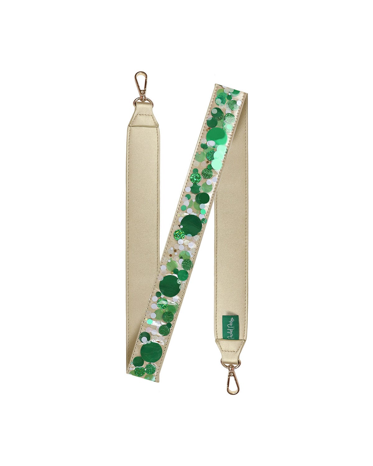 Green Confetti Purse Strap