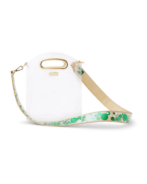 Green Confetti Purse Strap