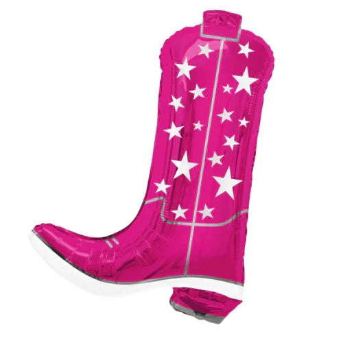 Pink Boot Balloon