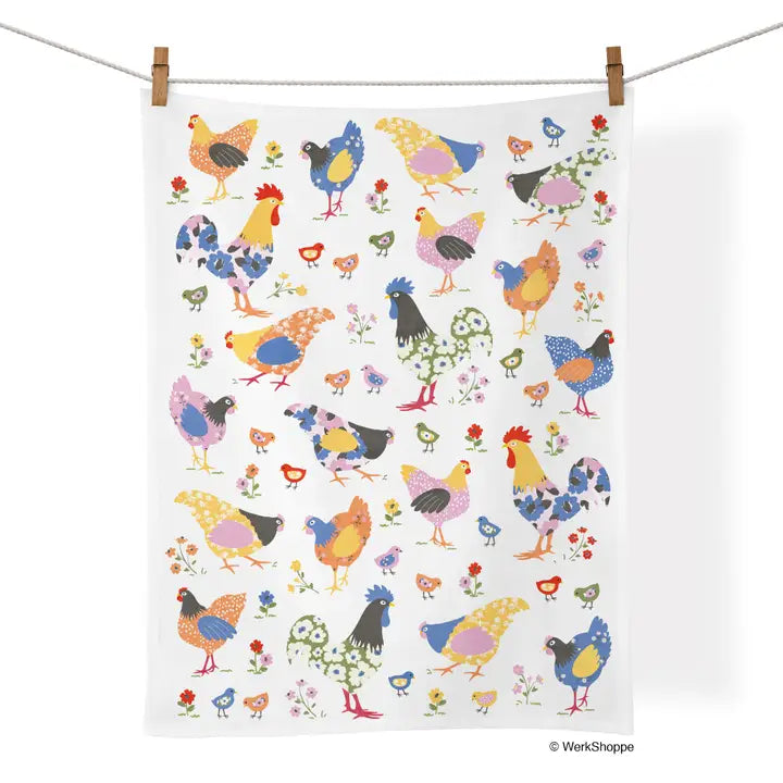 Tea Towel | Chickens