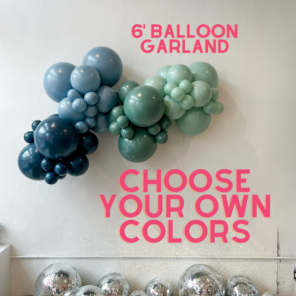 Custom Colors DIY Balloon Garland Kit - Glamfetti