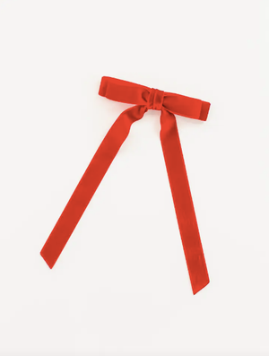 Long Bow Barrette: Red