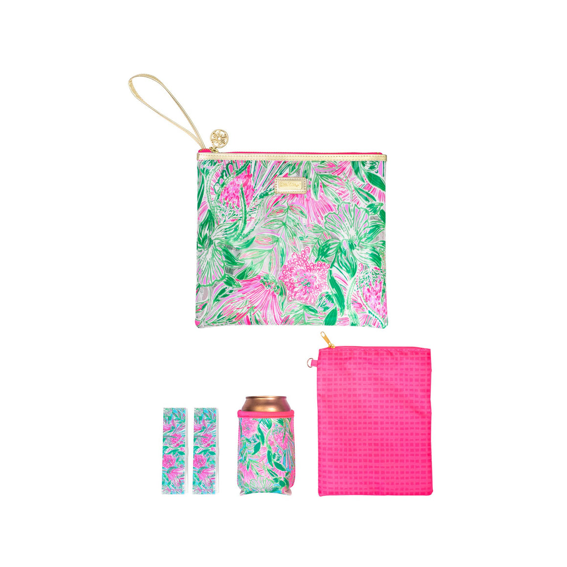 Lilly Beach Day Pouch | Pink