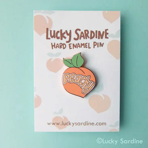 Peachy Enamel Pin