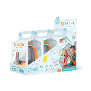 Orange Sensory Play Jar