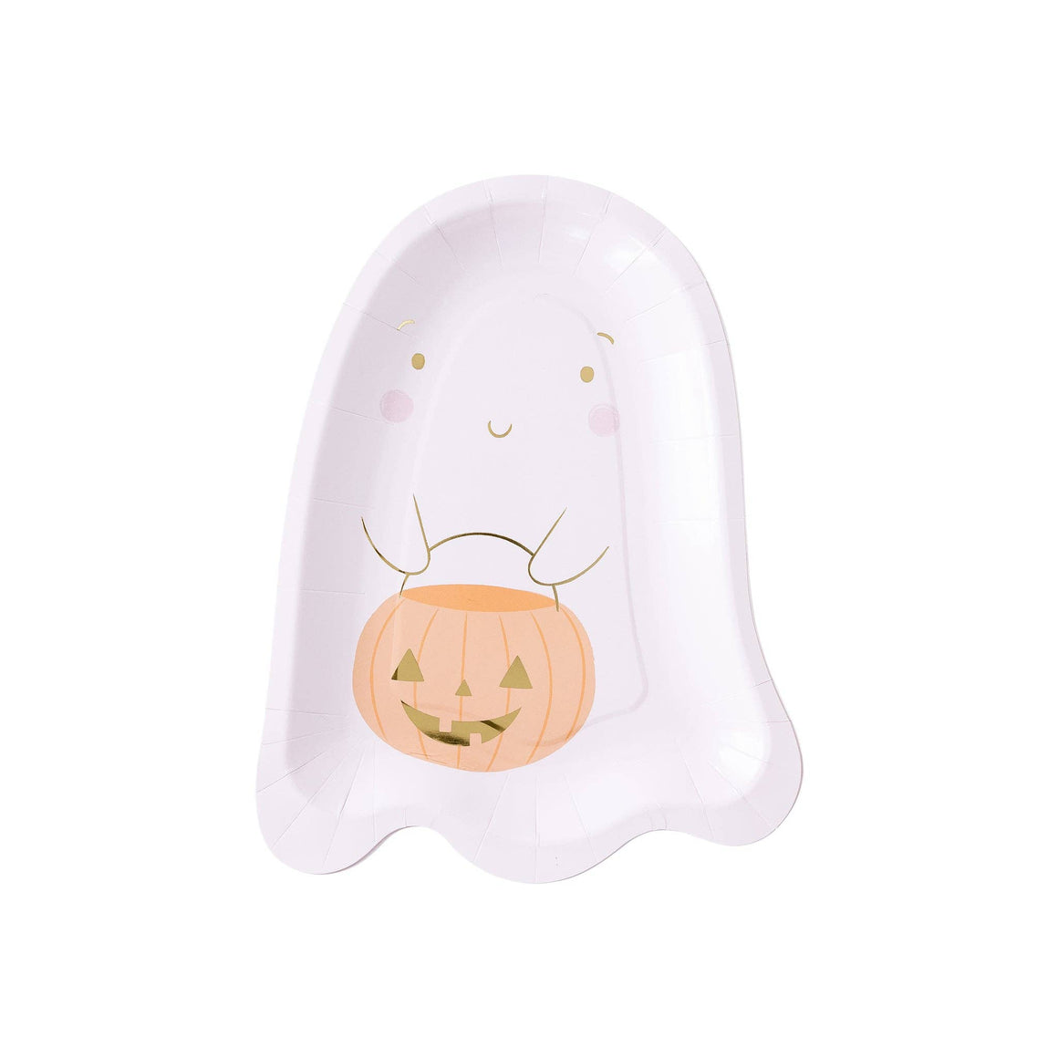 Ghost w/Pumpkin Plates