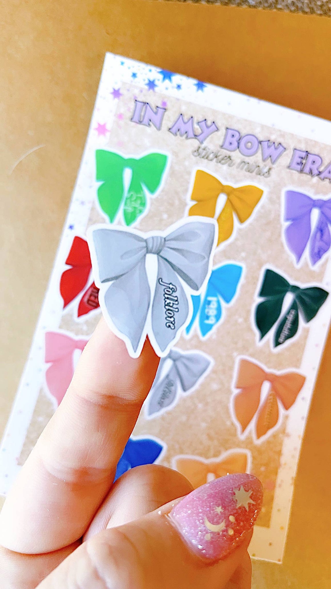 Bow Era Mini Sticker Sheet