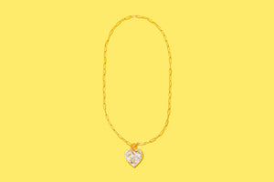 Paperclip Chain Necklace | Pearl Confetti