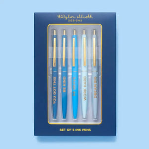 Blue Pen Set