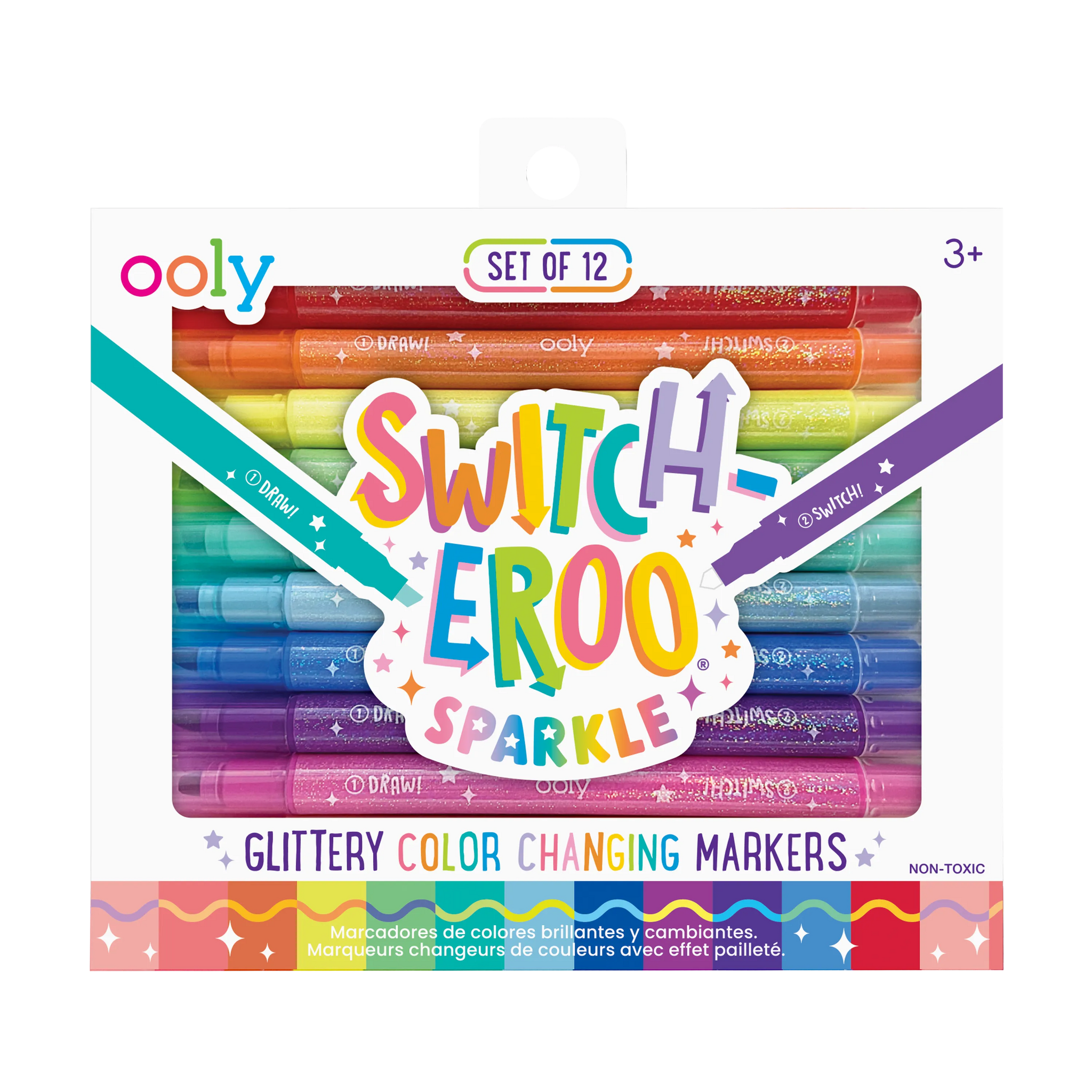 Color Changing Rods Sparkle Glittery Color Changing Markers - Glamfetti