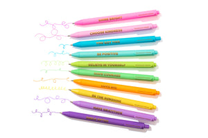 Motivational Colorful Gel Pen Set