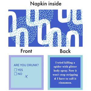 Recent Study Double Sided Napkins