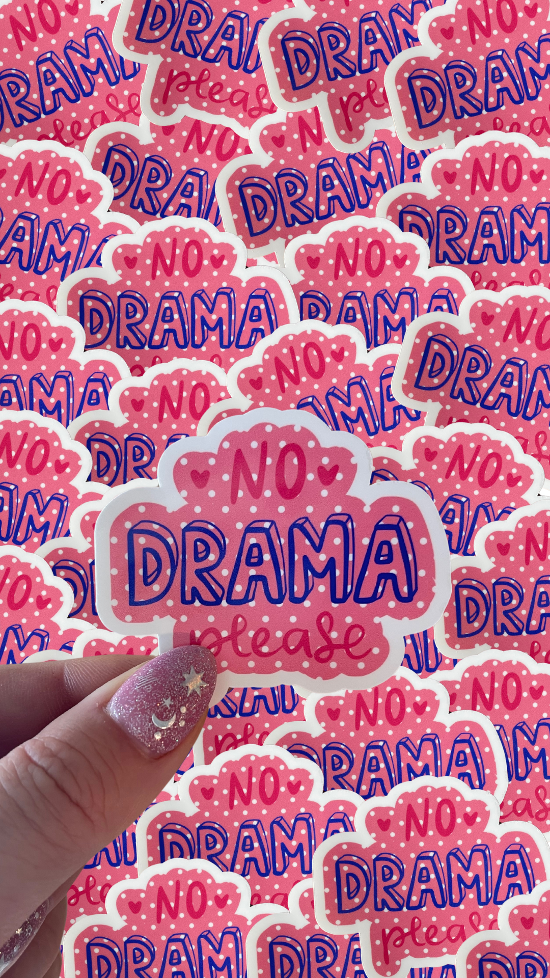 No Drama Sticker 