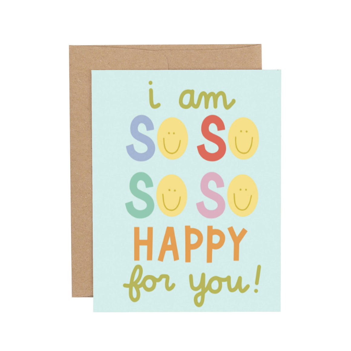 So Happy For You Card