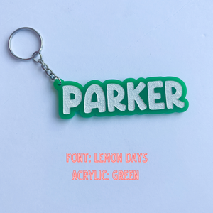 Personalized Keychain