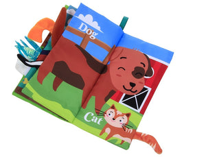 Animal Tails Cloth Book