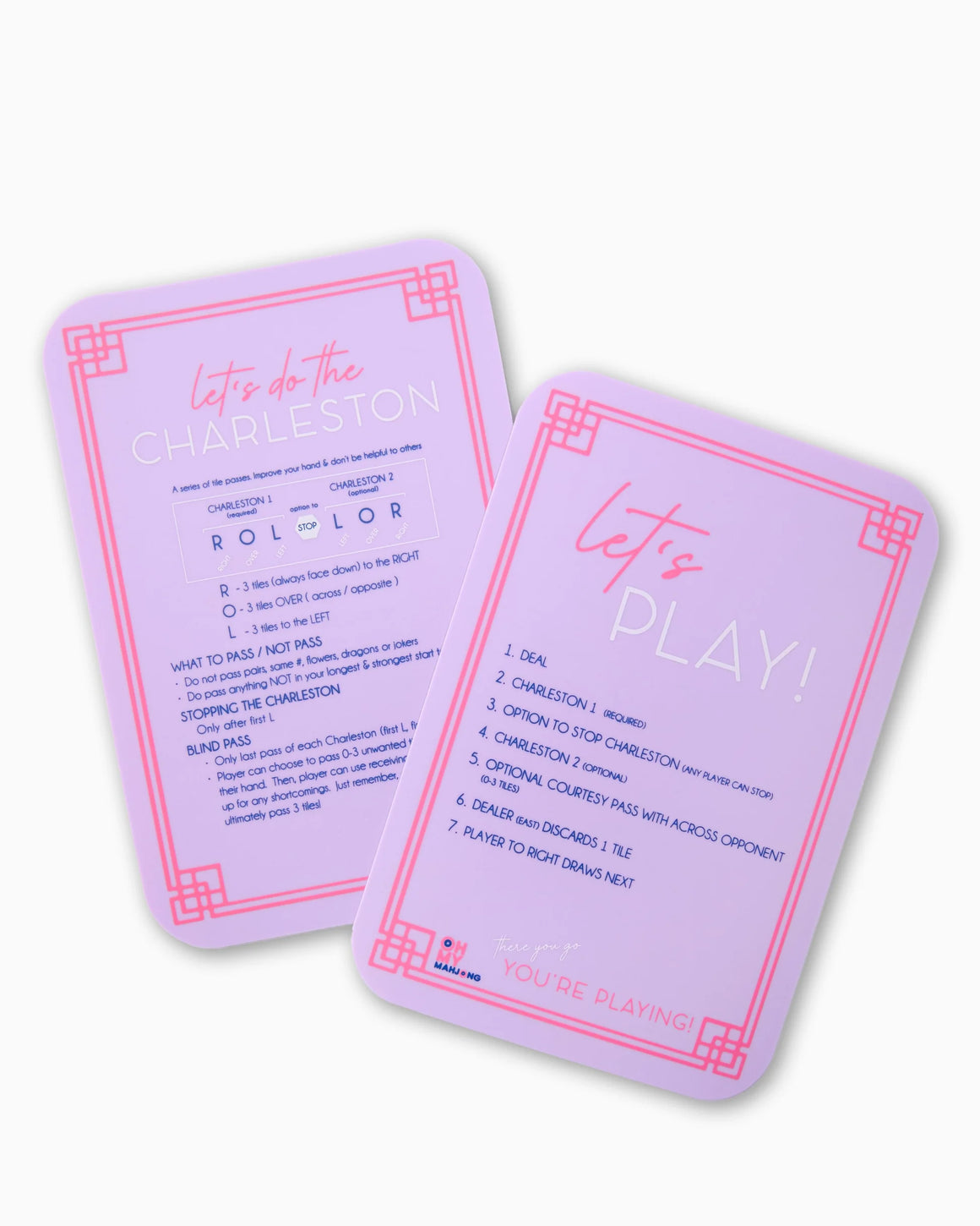 Mahjong Tile Shufflers | Lilac