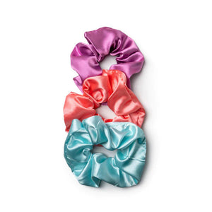 Satin Scrunchies 3-Pack