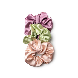 Satin Scrunchies 3-Pack