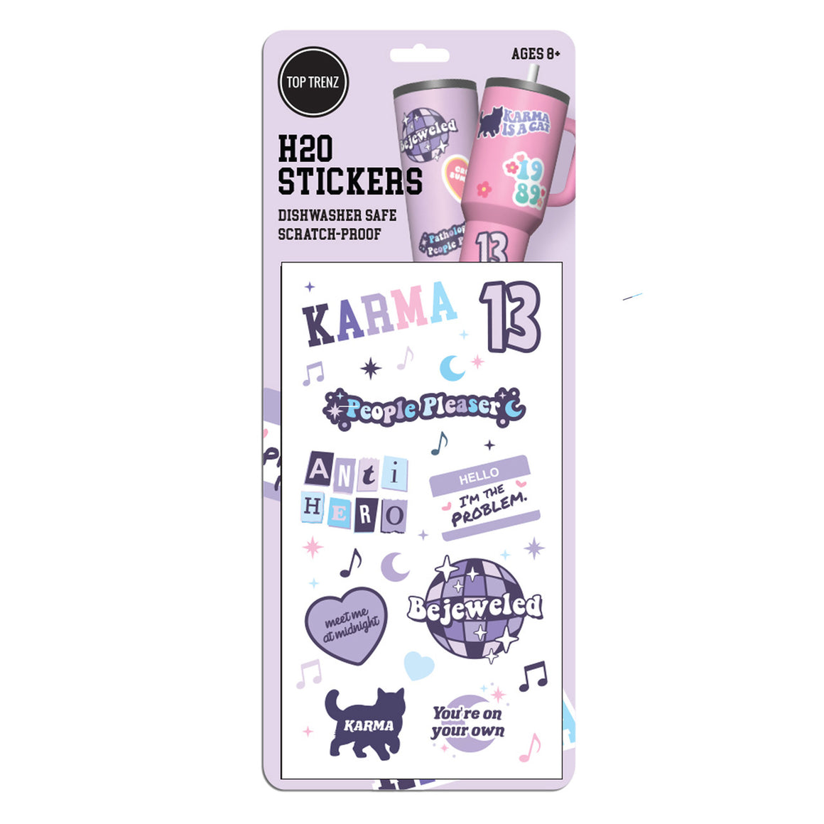 Swiftie Sticker Sheet | Purple
