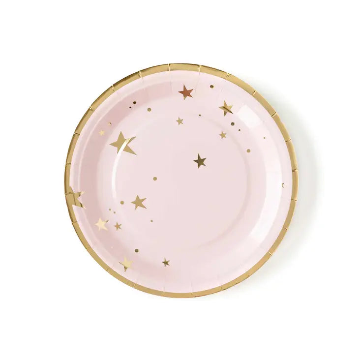 Pink Star Plates