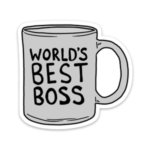 World's Best Boss Sticker