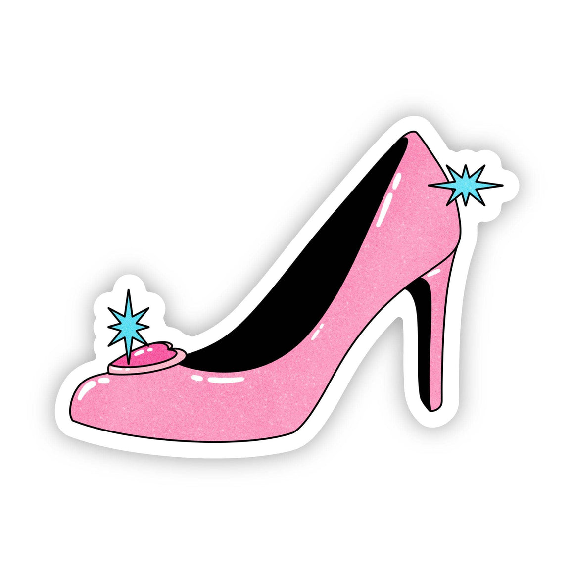 Pink High Heel Sticker