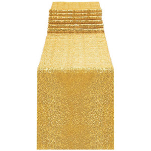 Gold Sequin Table Runner