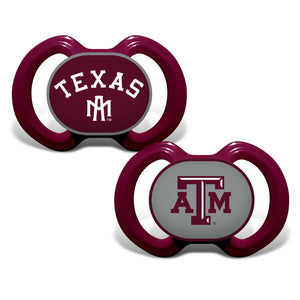 Texas A&M Aggies Pacifier 2-Pack