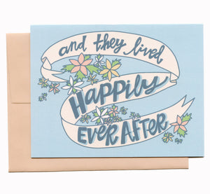 Happily Ever After Wedding Card