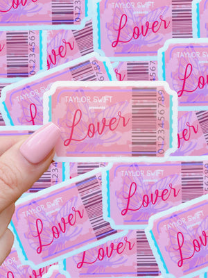 Lover Ticket Sticker