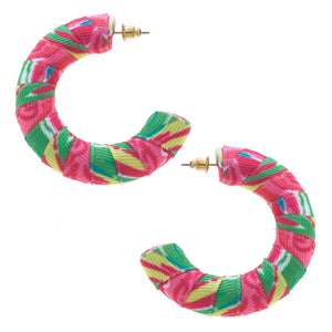 Bright Statement Hoop Earrings