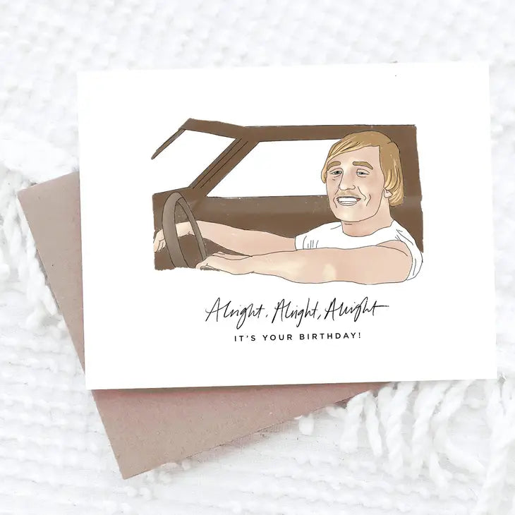 Matthew Mcconaughey Birthday Card