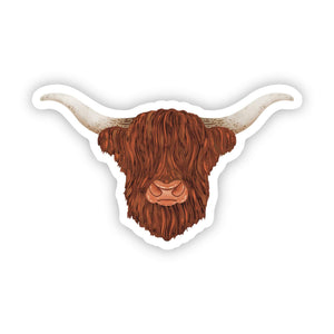 Highland Cow Sticker