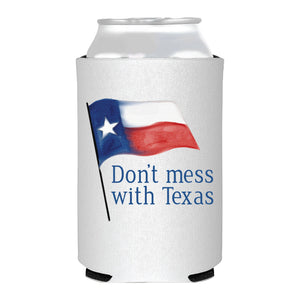 Don't Mess With Texas Can Cooler