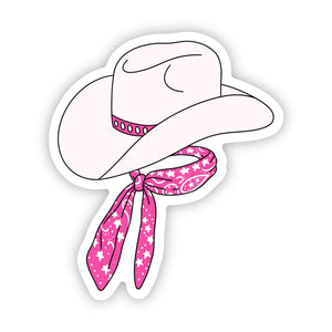 Cowgirl Hat & Scarf Sticker