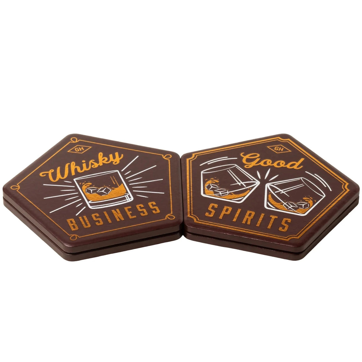 Whisky Coasters, Set of 4