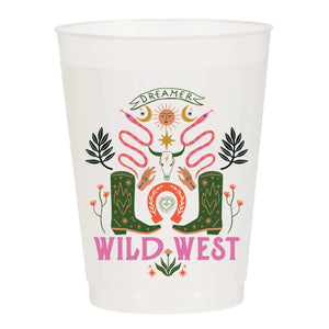 Wild West Frosted Cups | Set of 6