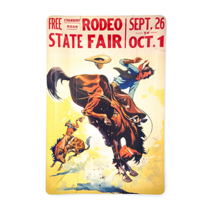 Rodeo Poster Plates | Set of 8