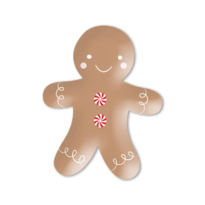 Gingerbread Man Paper Plate