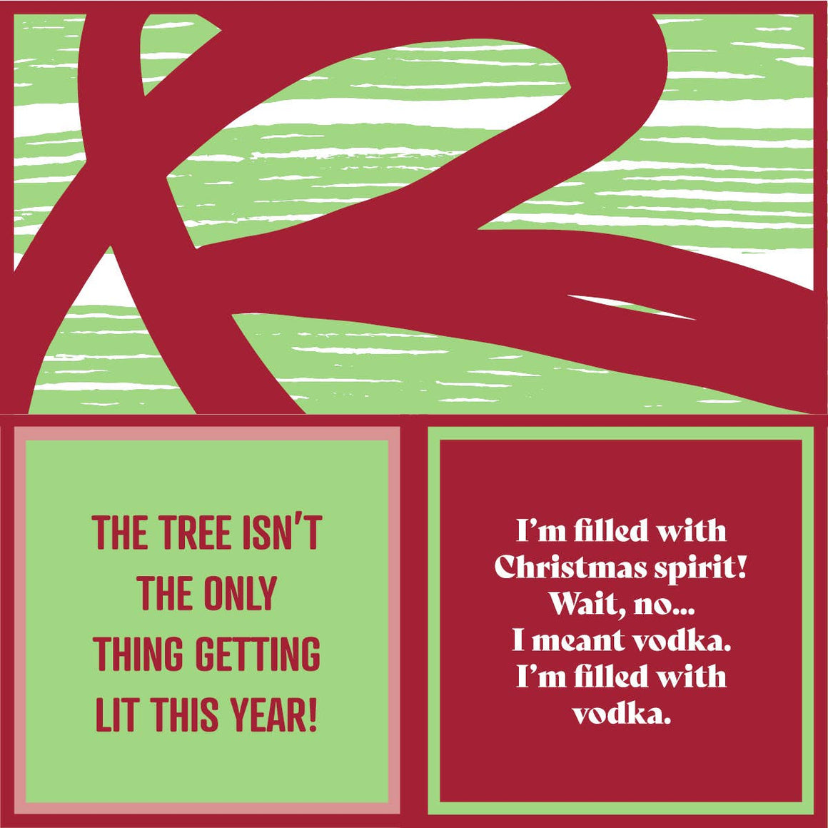 Get Lit/Christmas Spirit Double Sided Napkins