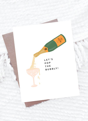 Pop the Bubbly Card