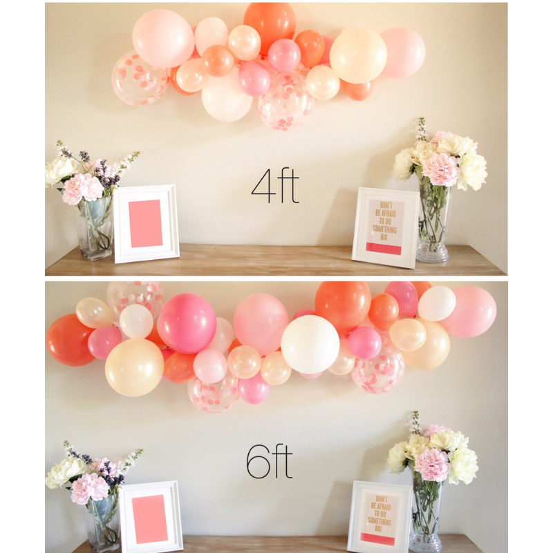 6-16ft Beige Balloon Garland Kit DIY Boho Balloon Arch Wedding Decoration  Doubled Stuffed Balloon Baby Shower Garland Peach Balloons Garland 