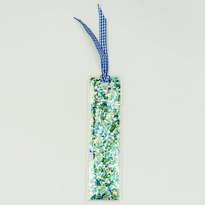 Green Confetti Bookmark