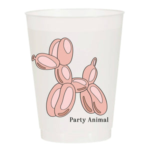Party Animal Frosted Cups | Set of 6