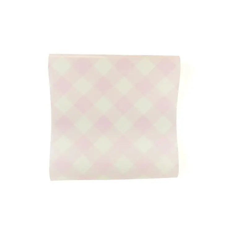 Pink Gingham Table Runner
