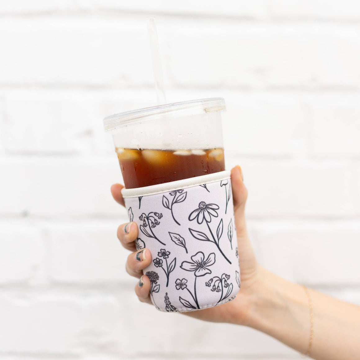 Drink Sleeve | Pressed Floral