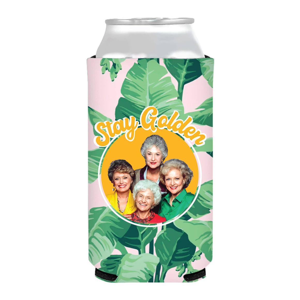 Stay Golden Slim Can Cooler