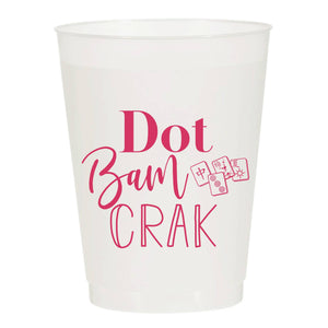 Dot Bam Crak Mahjong Cups | Pack of 6