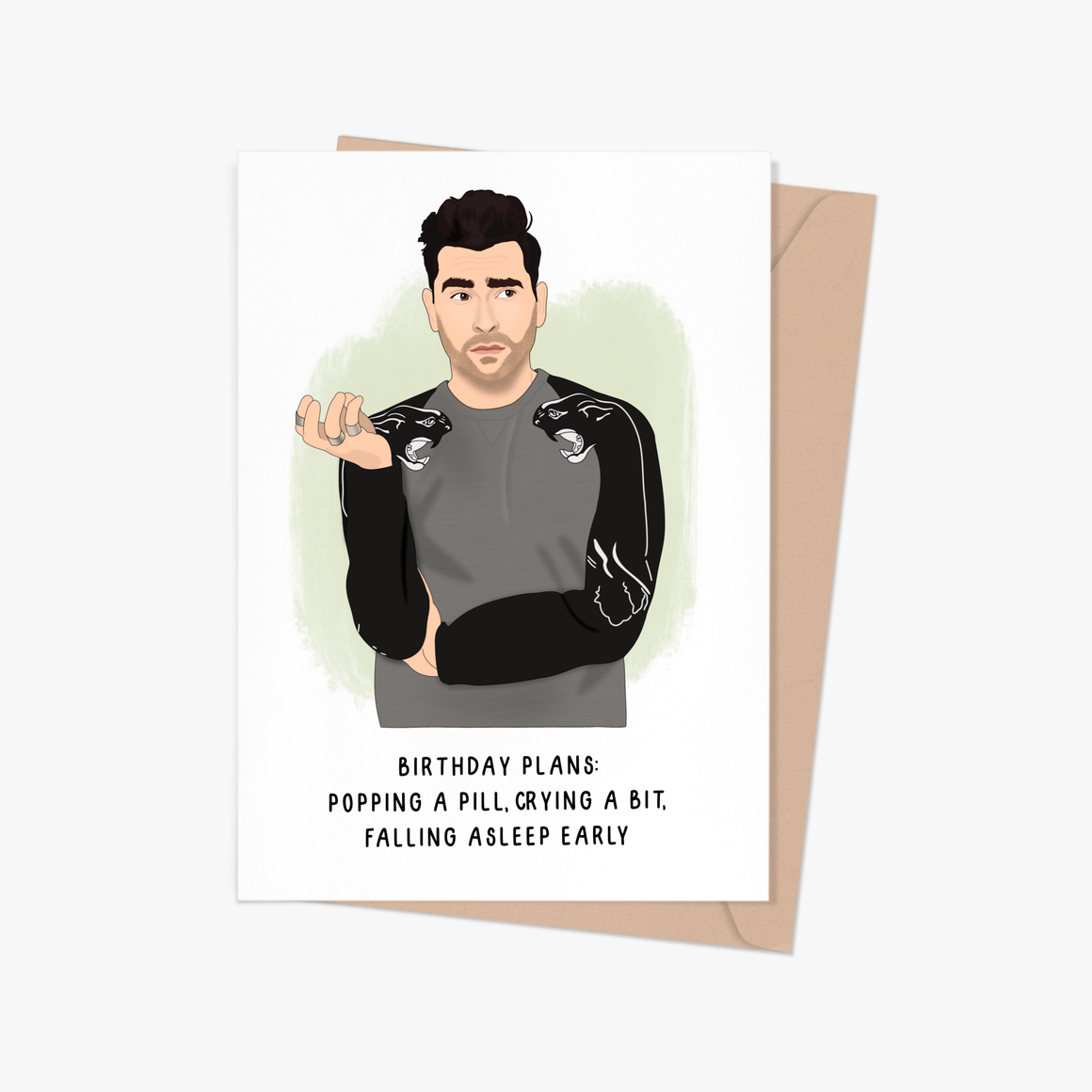 David Rose Schitt's Creek Birthday Card